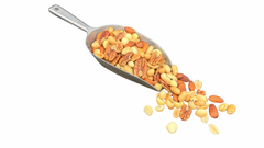 Pindamixen gebrand met zout