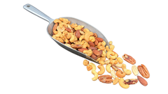 Notenmixen gebrand met zout