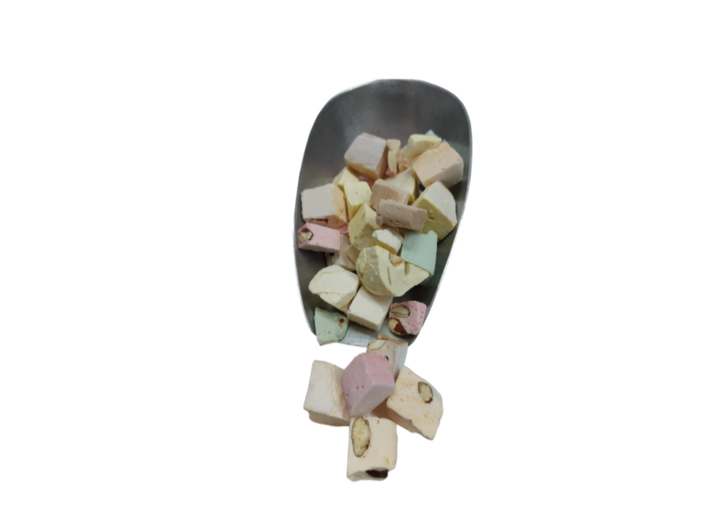 Amandel nougat 6 kleuren (250gr)